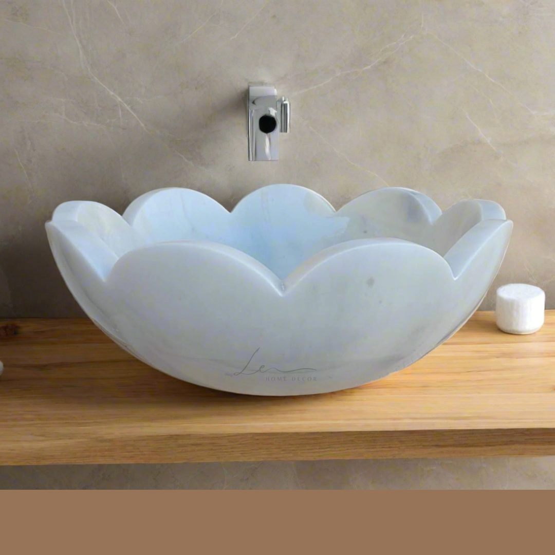 The Daisy Marble Wash Basin