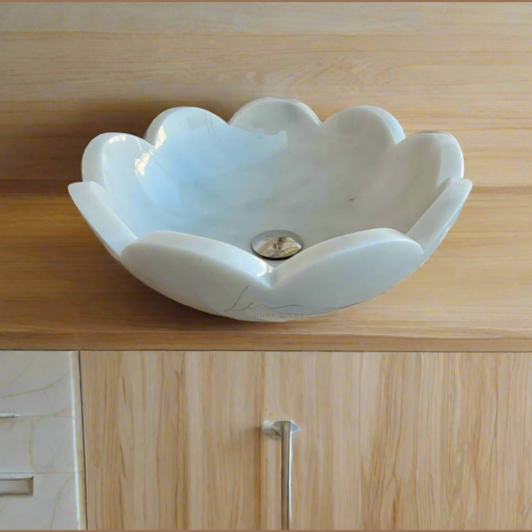 The Daisy Marble Wash Basin