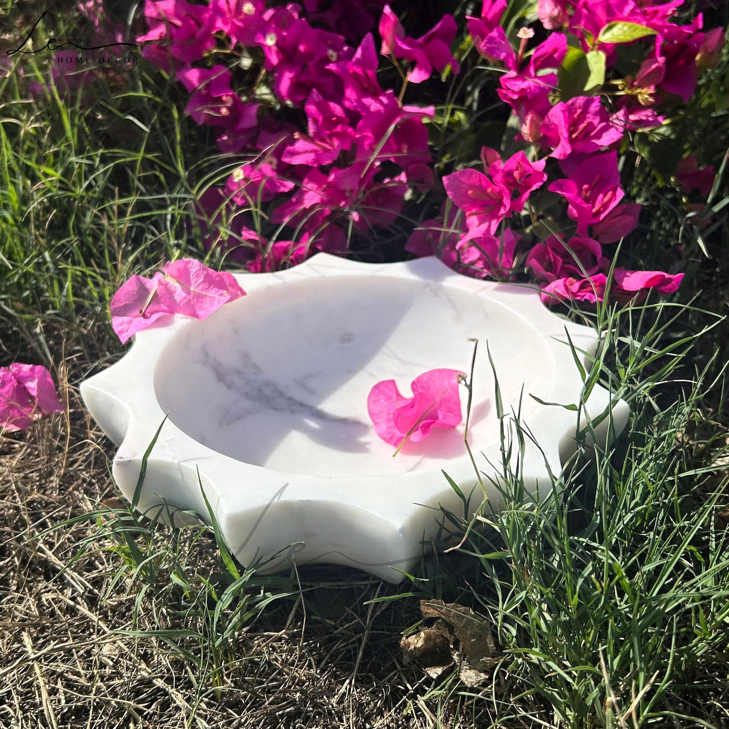Handcrafted Sunflower Marble Bowl