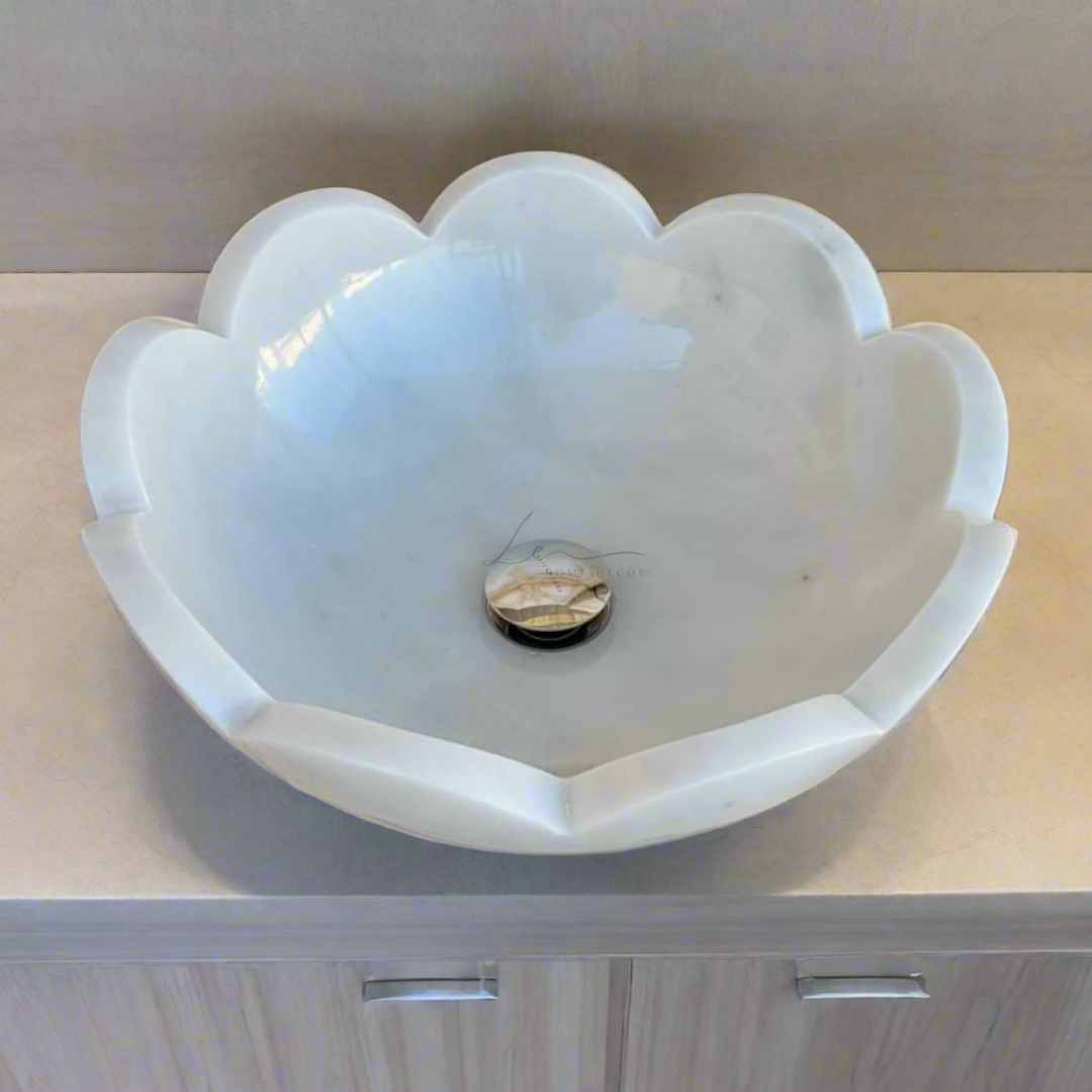 The Daisy Marble Wash Basin