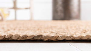 Round Hand braided Jute Carpet
