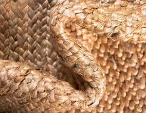 Round Hand braided Jute Carpet