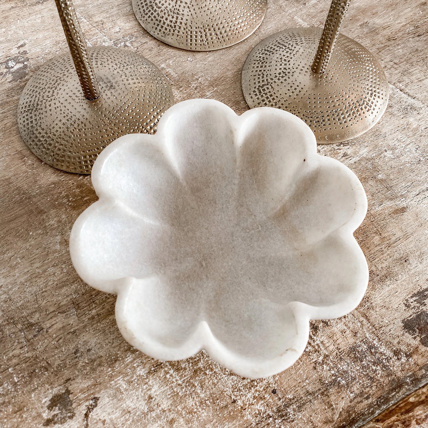 The Scalloped Marble Bowl