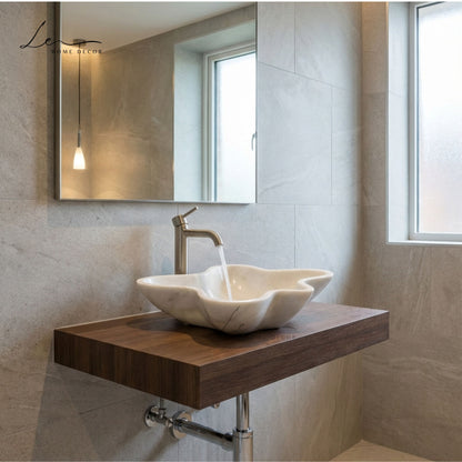 The Amoeba Marble Wash Basin