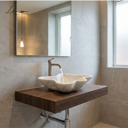 The Amoeba Marble Wash Basin