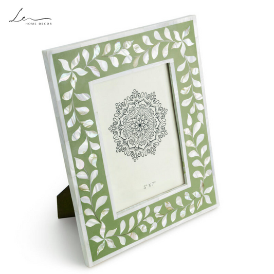 Pearl Picture Frame - Olive