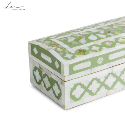 Pearl Decorative Box - Olive