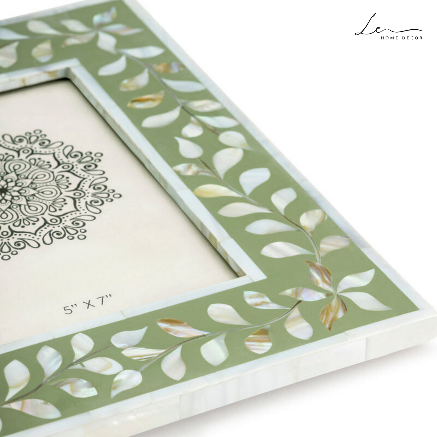 Pearl Picture Frame - Olive