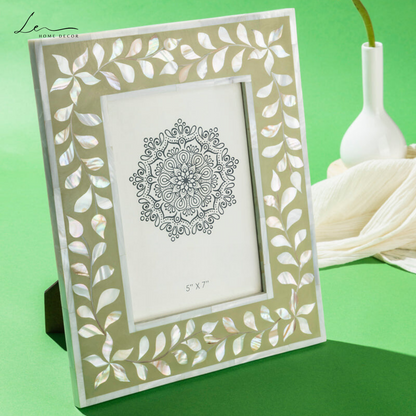 Pearl Picture Frame - Beige