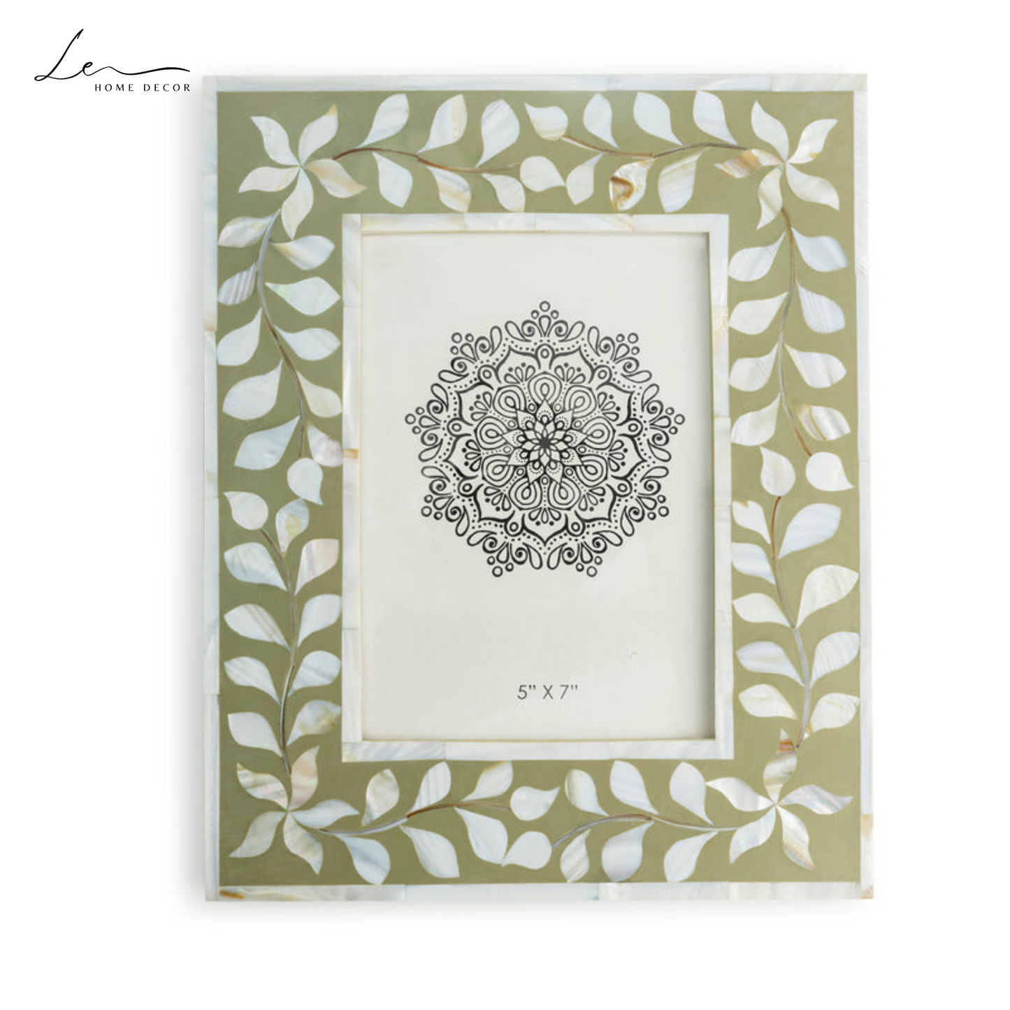 Pearl Picture Frame - Beige