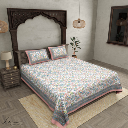 Flowers Double Bedsheet