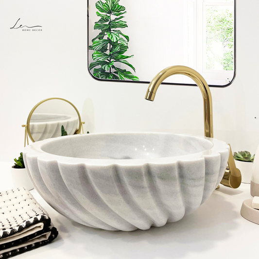 The Cruller Marble Wash Basin