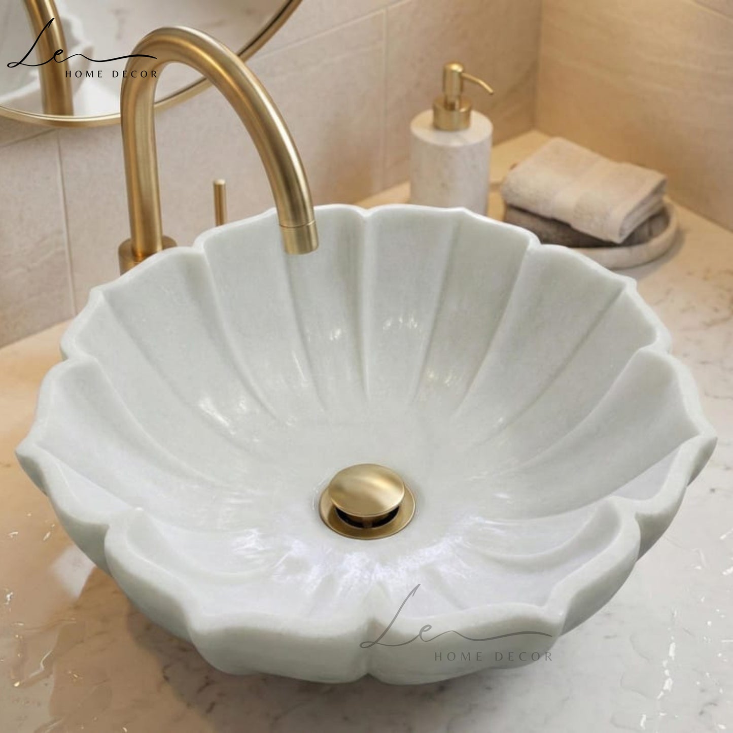 Octave Marble Handcrafted Basin