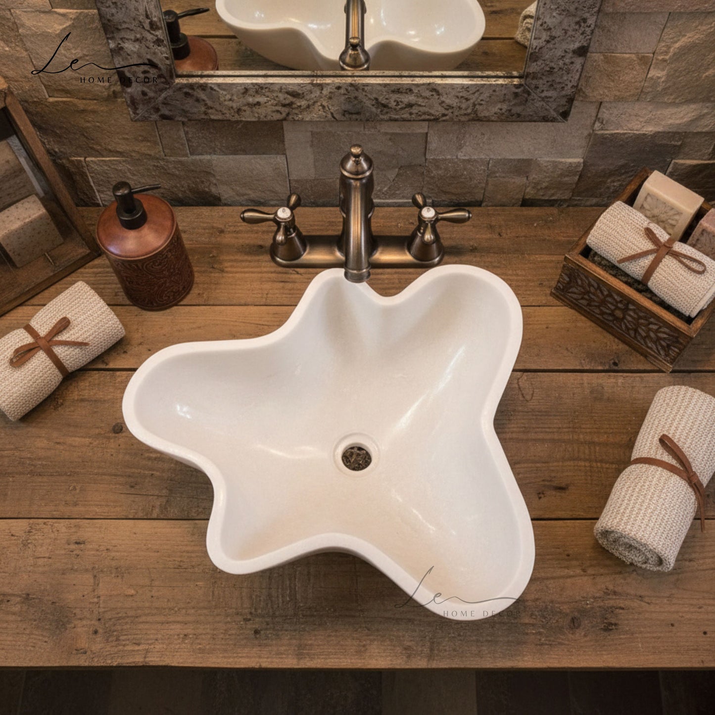 The Amoeba Marble Wash Basin