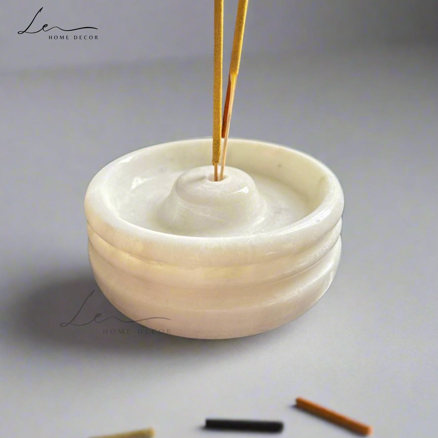 Marble Incense Stick holder with Candle Holder Stand