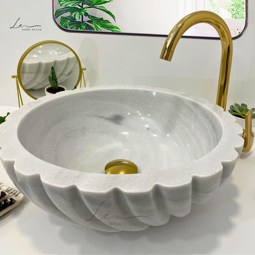 The Cruller Marble Wash Basin