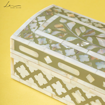 Pearl Decorative Box - Beige