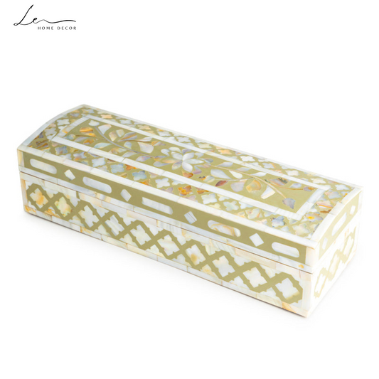 Pearl Decorative Box - Beige