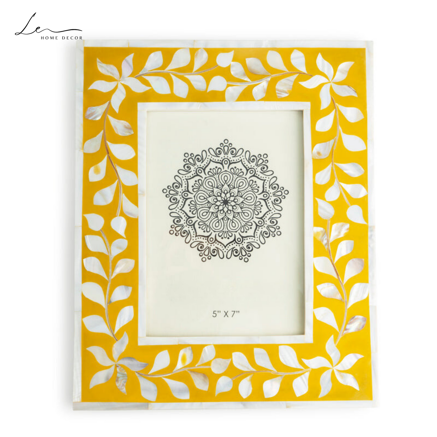 Pearl Picture Frame - Mustard