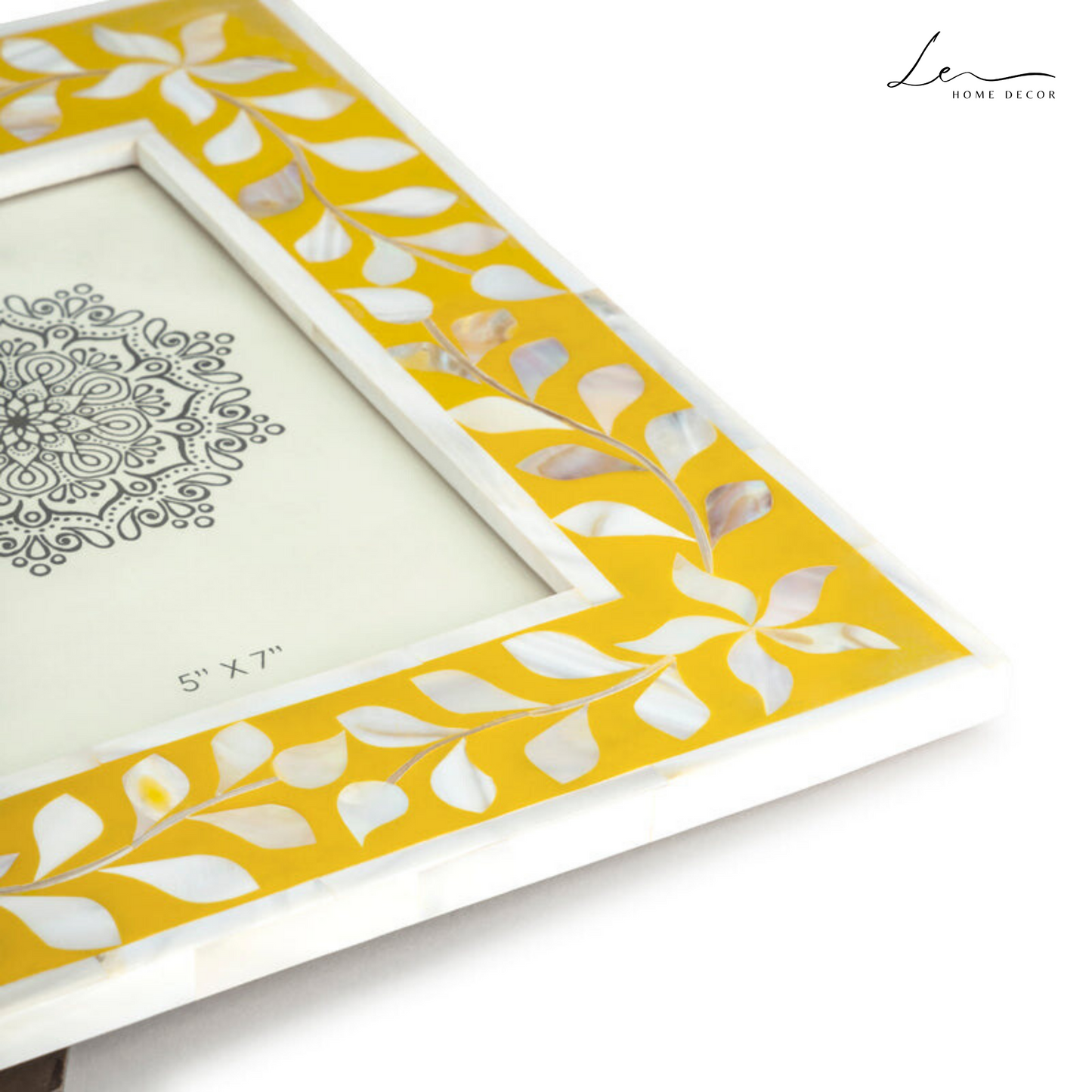 Pearl Picture Frame - Mustard