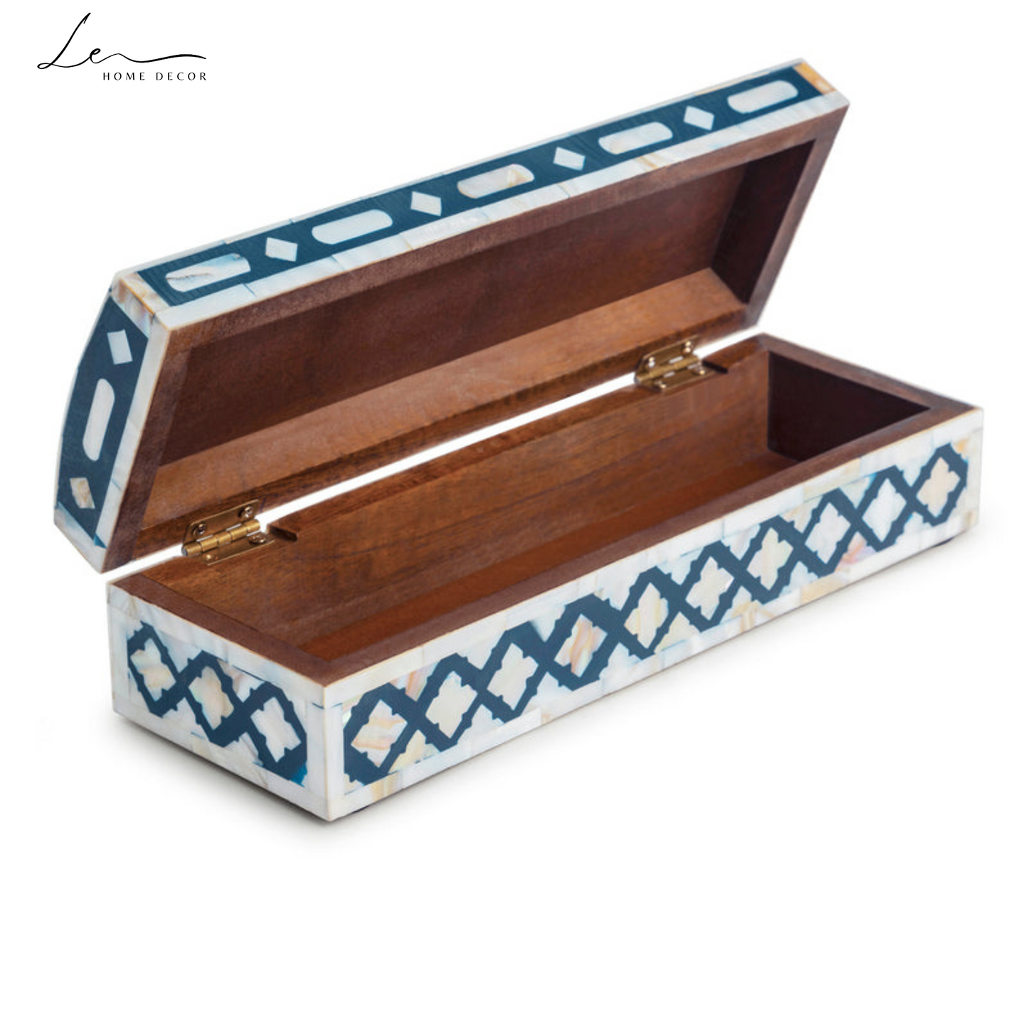 Pearl Decorative Box - Blue