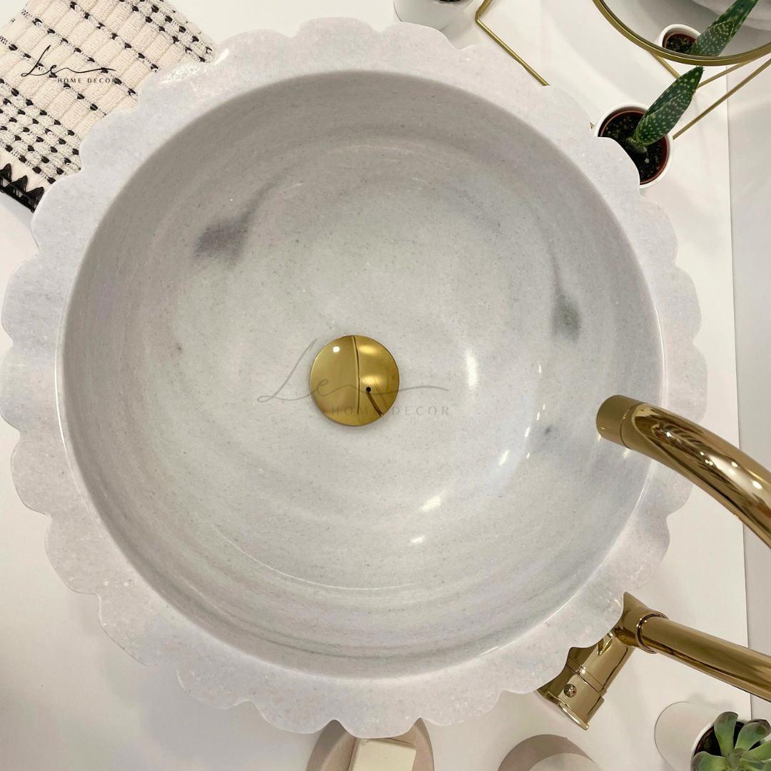 The Cruller Marble Wash Basin