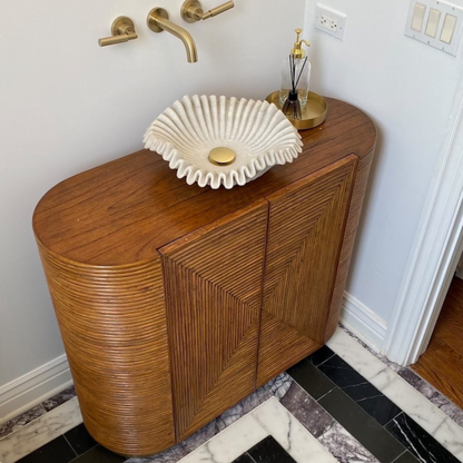 Marble Ruffle Wash Basin