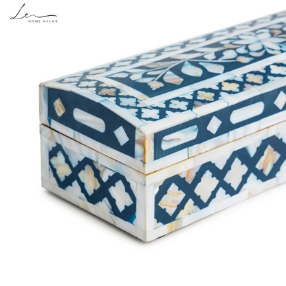 Pearl Decorative Box - Blue