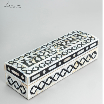 Pearl Decorative Box - Black