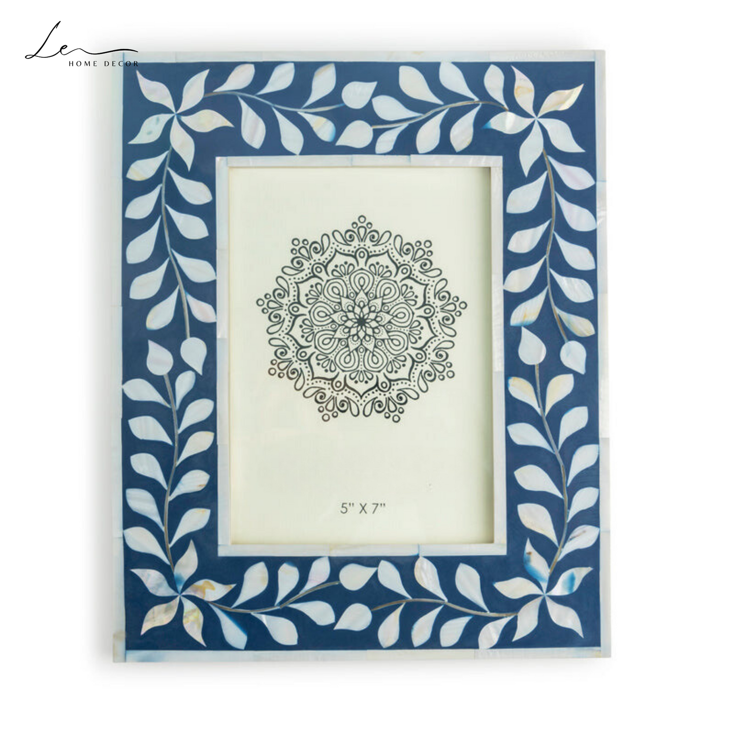 Pearl Picture Frame - Blue