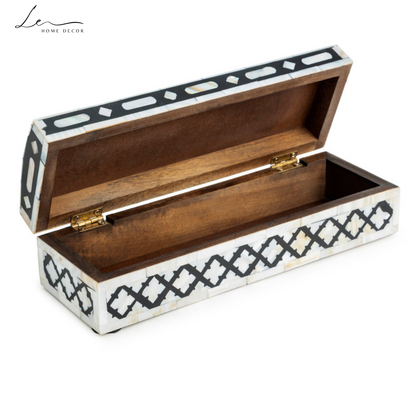 Pearl Decorative Box - Black