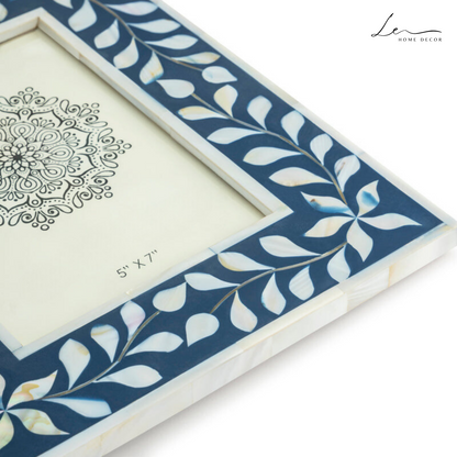 Pearl Picture Frame - Blue