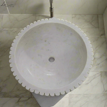 Pearly Marble Sink