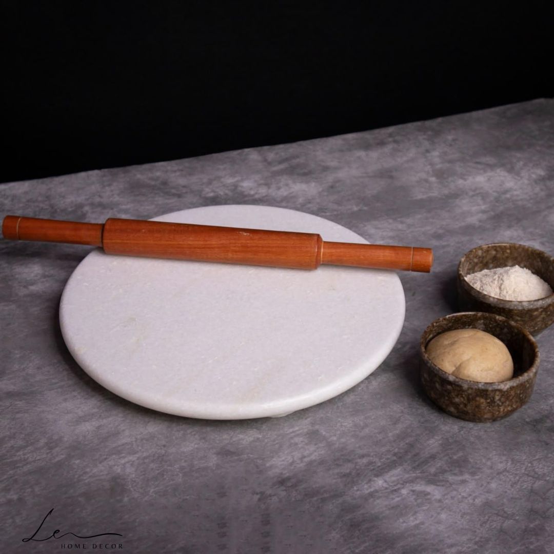 Marble Chakla for Kitchen - Round
