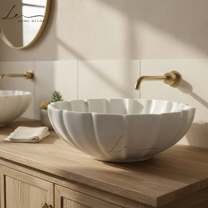 Octave Marble Handcrafted Basin