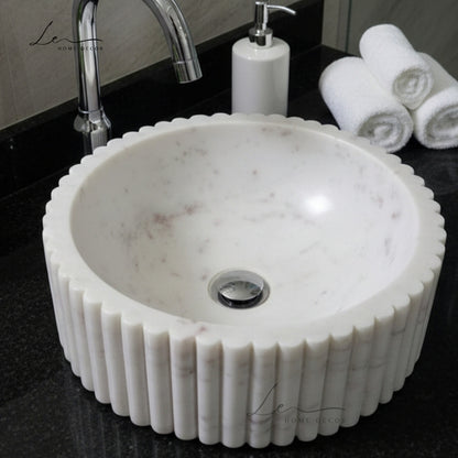 Pearly Marble Sink