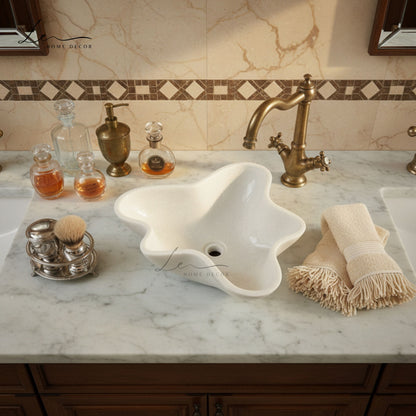 The Amoeba Marble Wash Basin