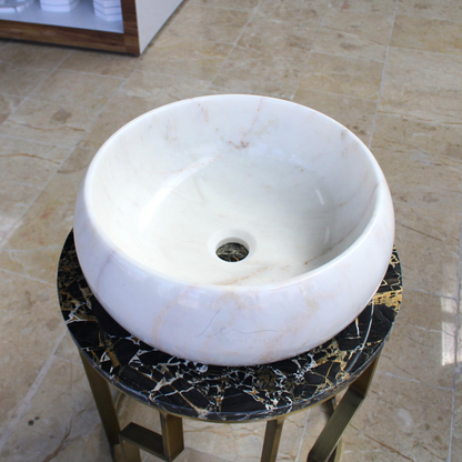 The Minimalist Round Marble Wash Basin