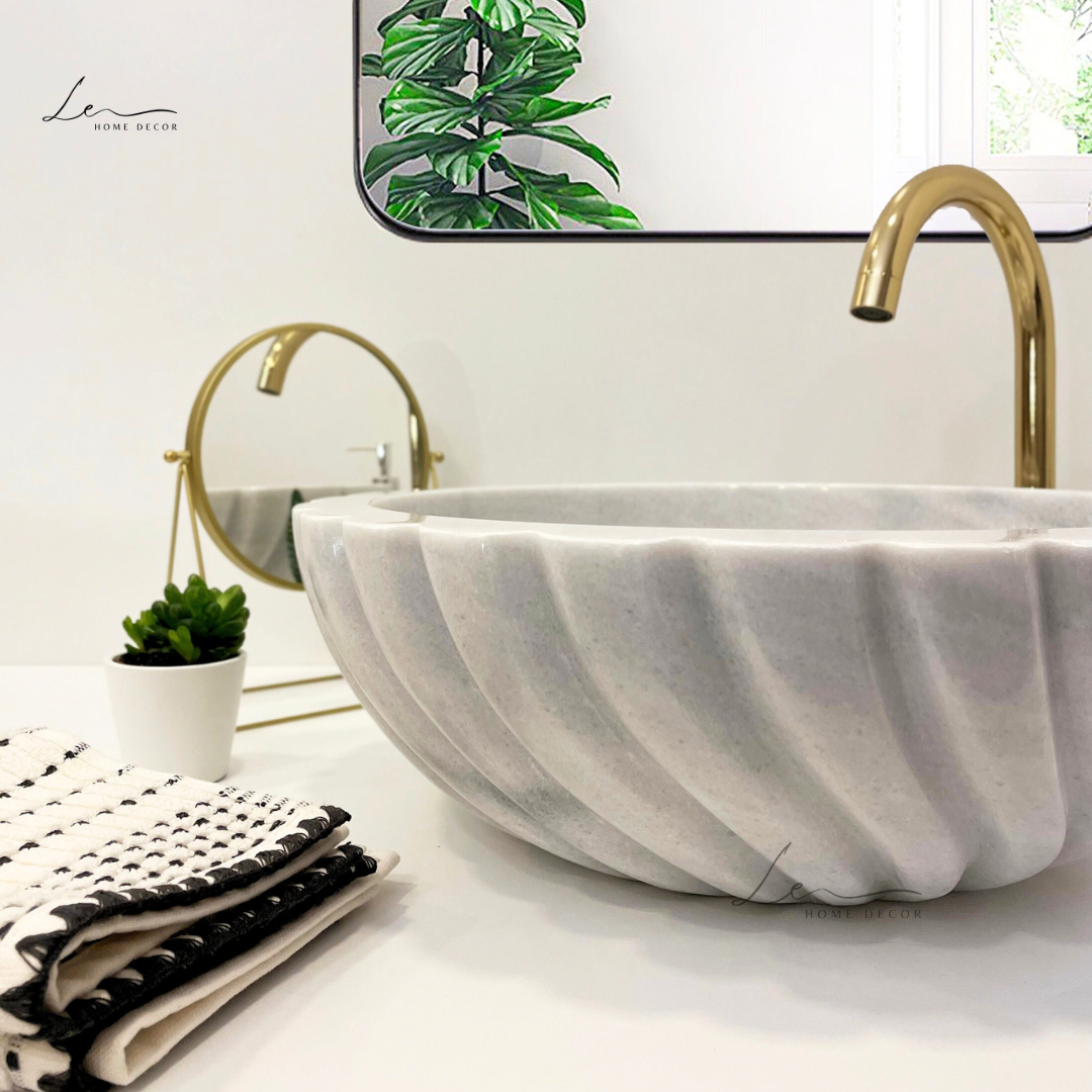 The Cruller Marble Wash Basin