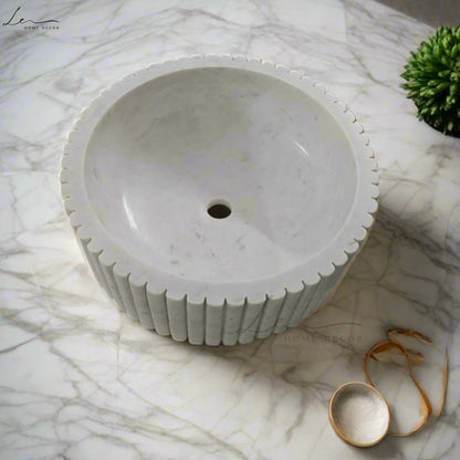 Pearly Marble Sink