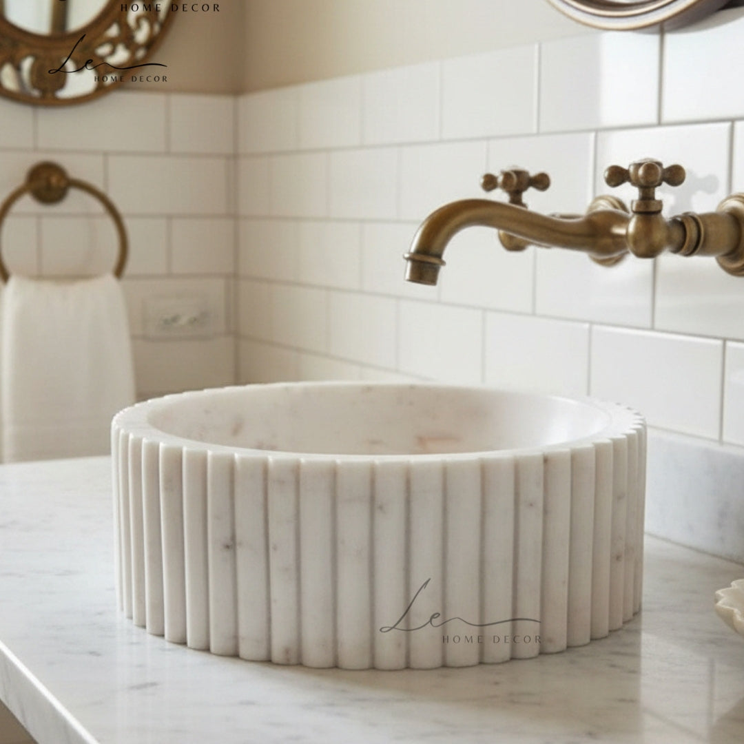 Pearly Marble Sink