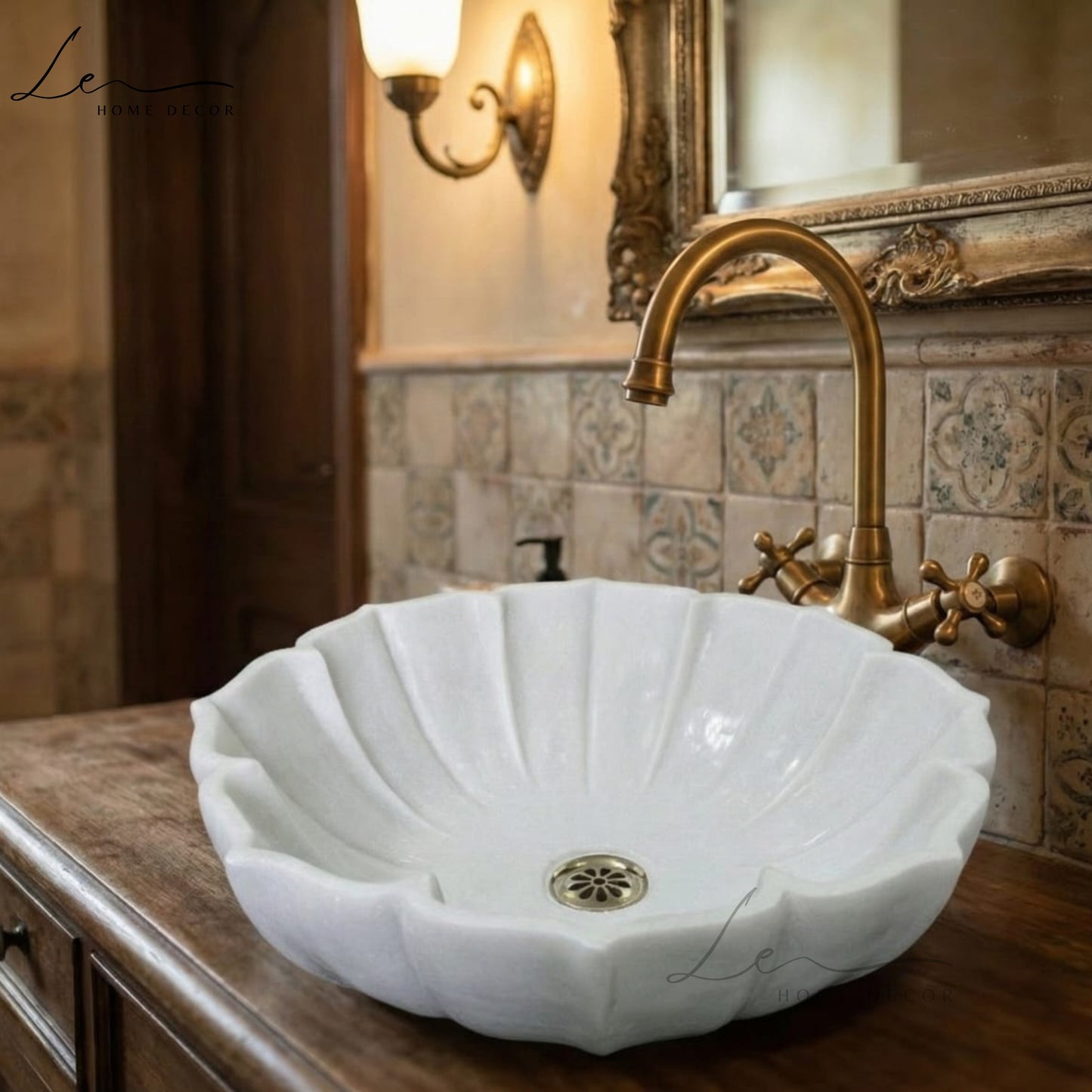 Octave Marble Handcrafted Basin