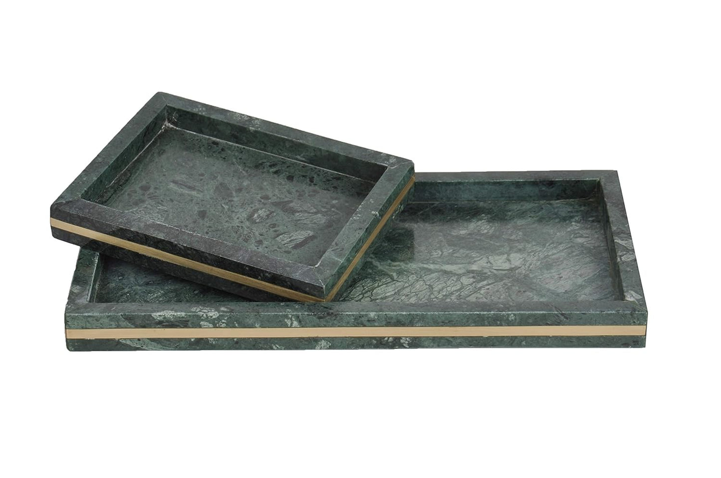 Green Marble Bathroom Set - 4 pcs