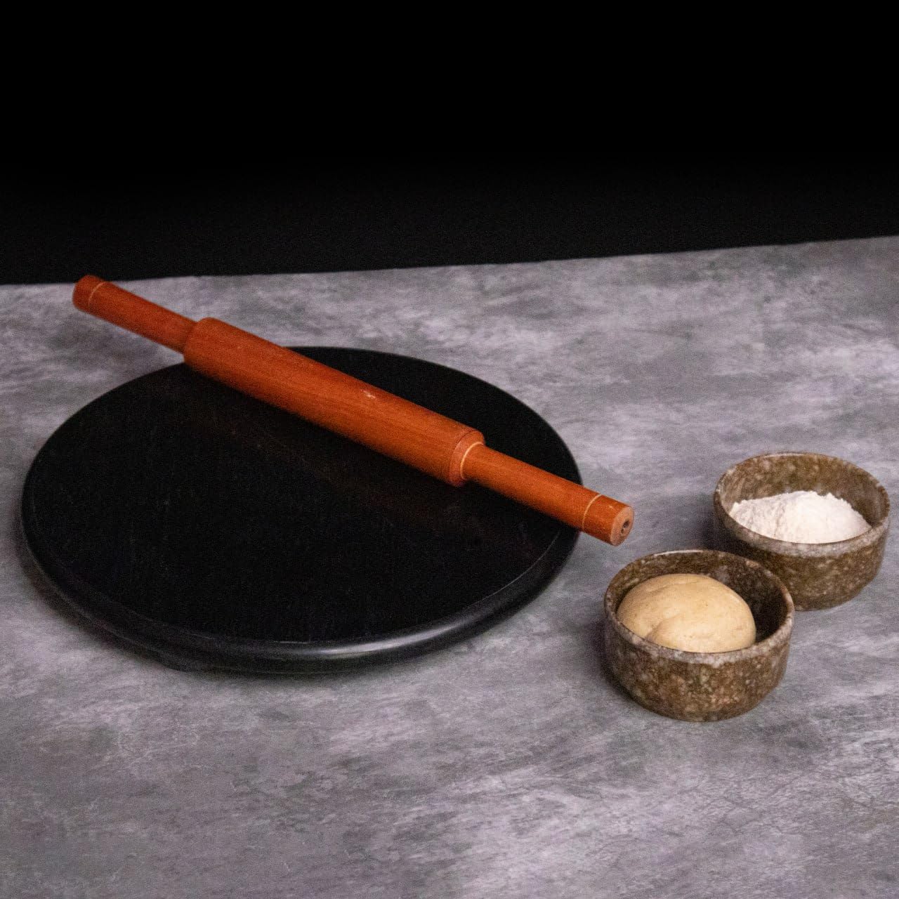 Marble Chakla for Kitchen - Round