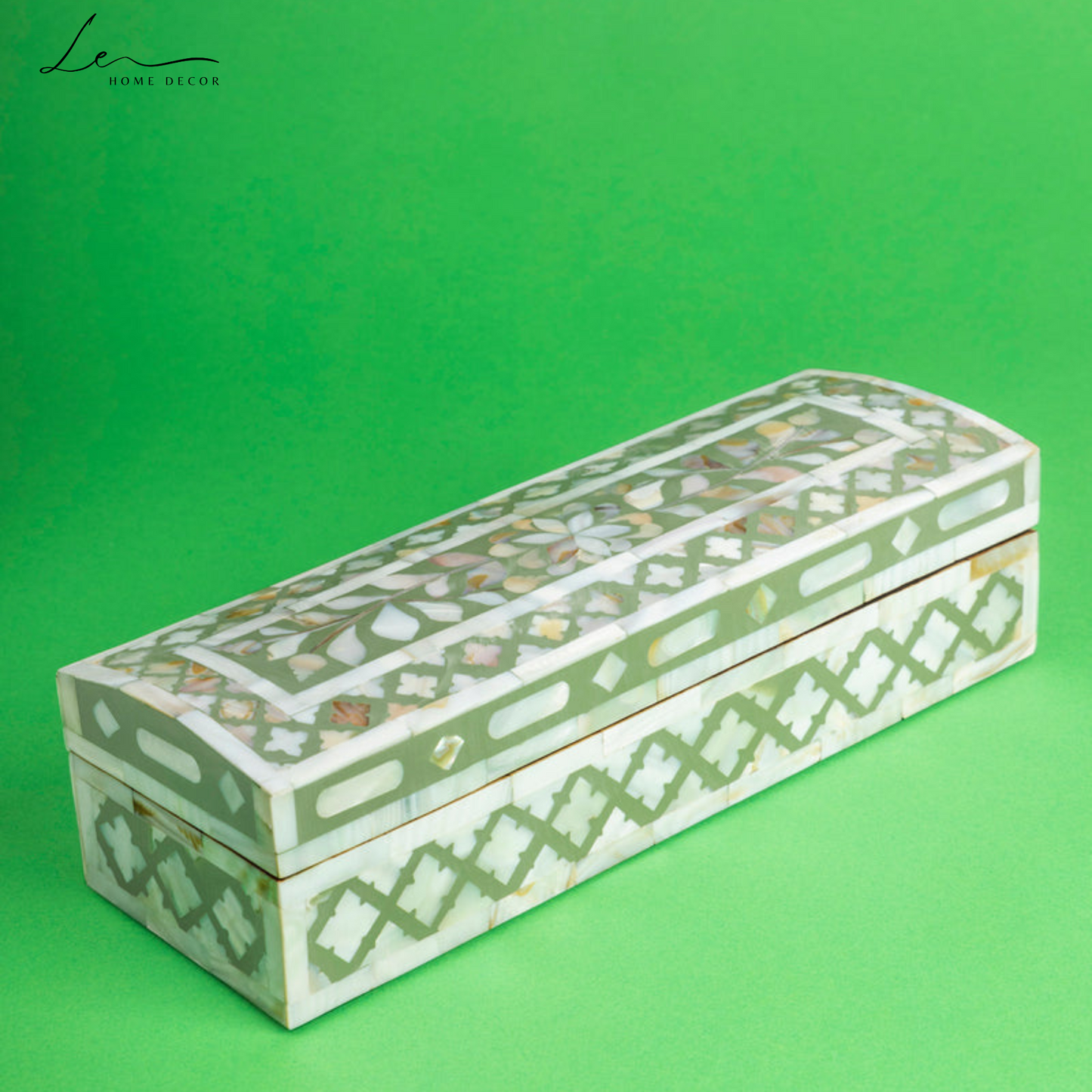 Pearl Decorative Box - Olive