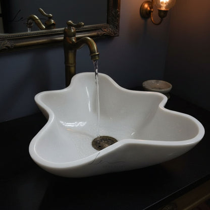 The Amoeba Marble Wash Basin