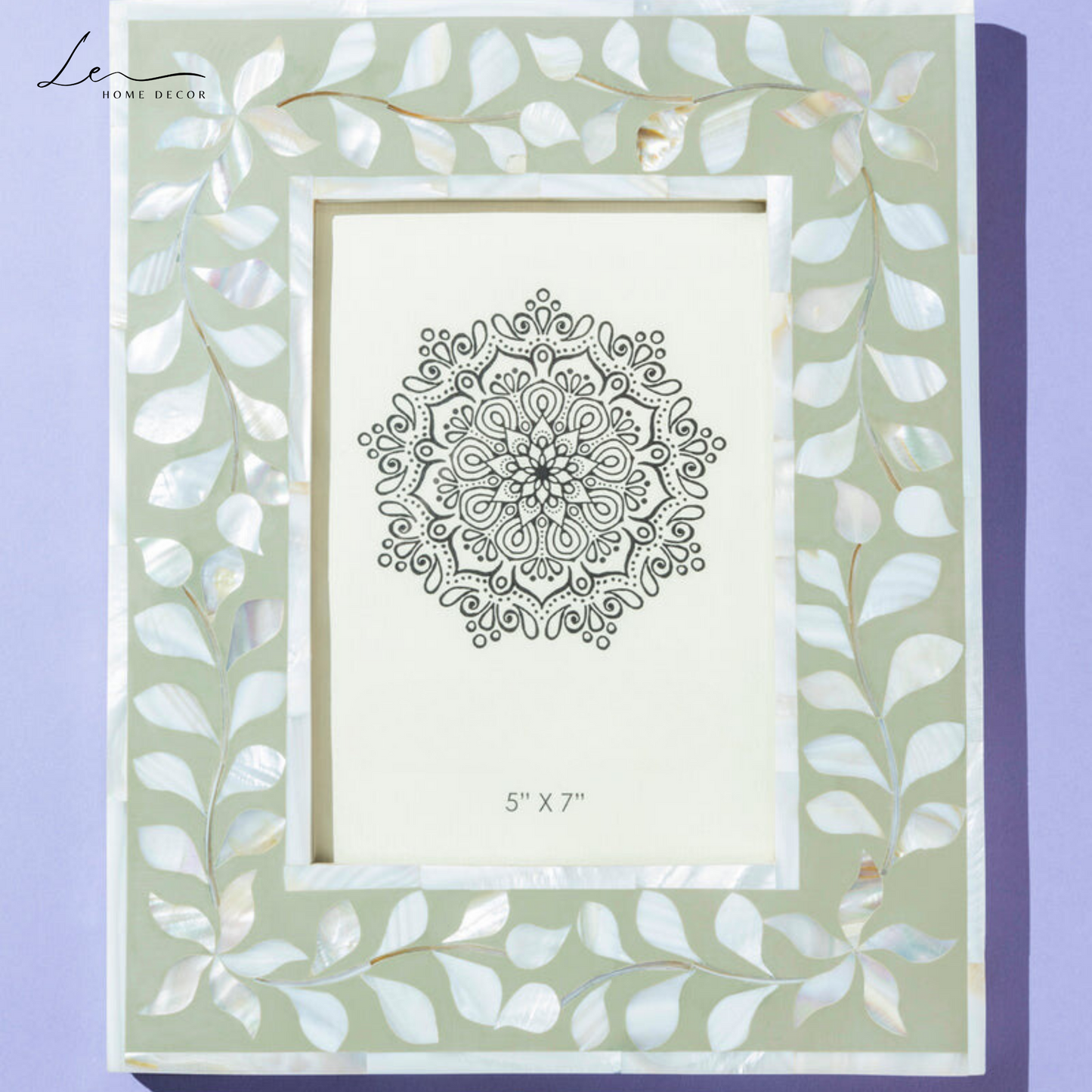 Pearl Picture Frame - Olive