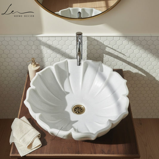 Octave Marble Handcrafted Basin