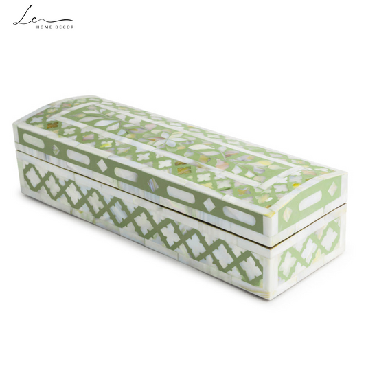 Pearl Decorative Box - Olive