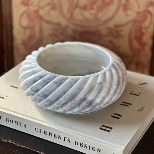The Cruller Marble Twisted Bowl